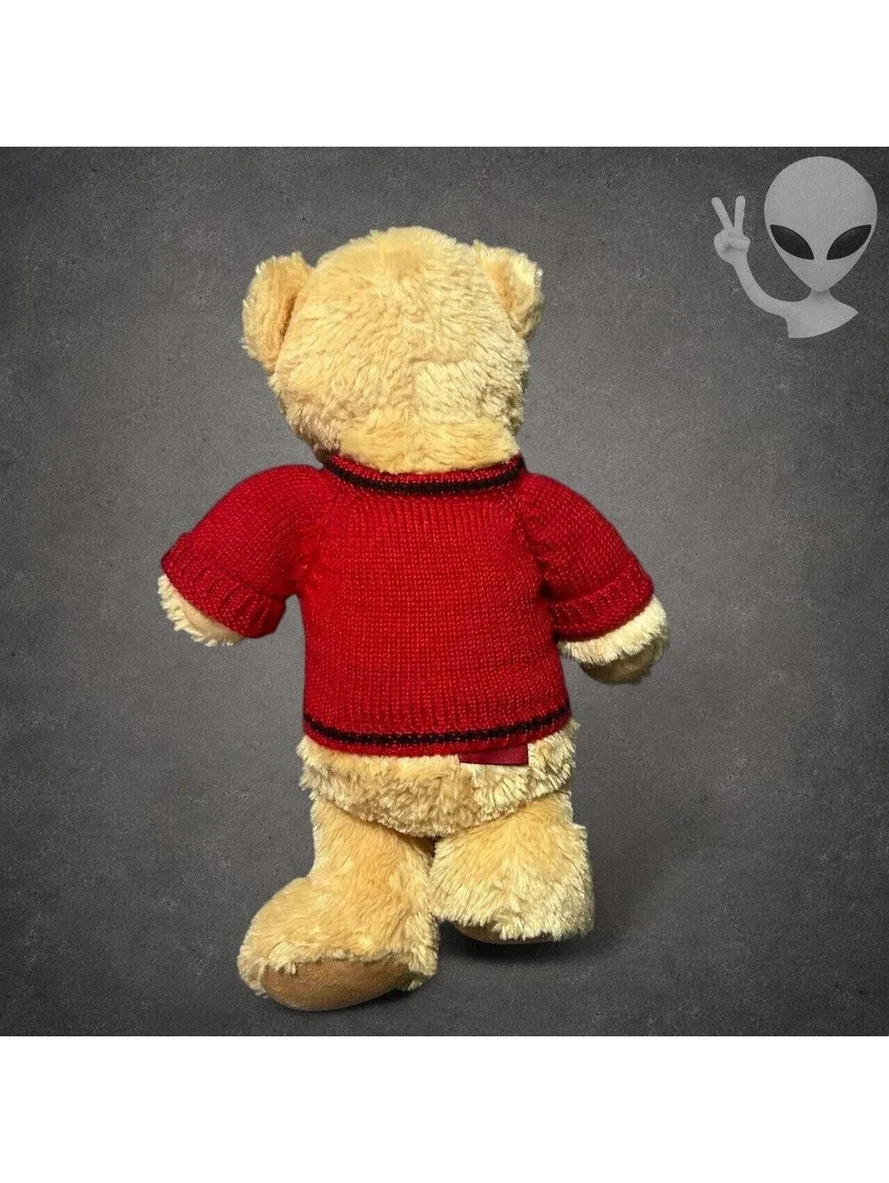 Ralph Lauren Polo Bear 2007 Holiday Plush Teddy Bear Red Knit Sweater 15